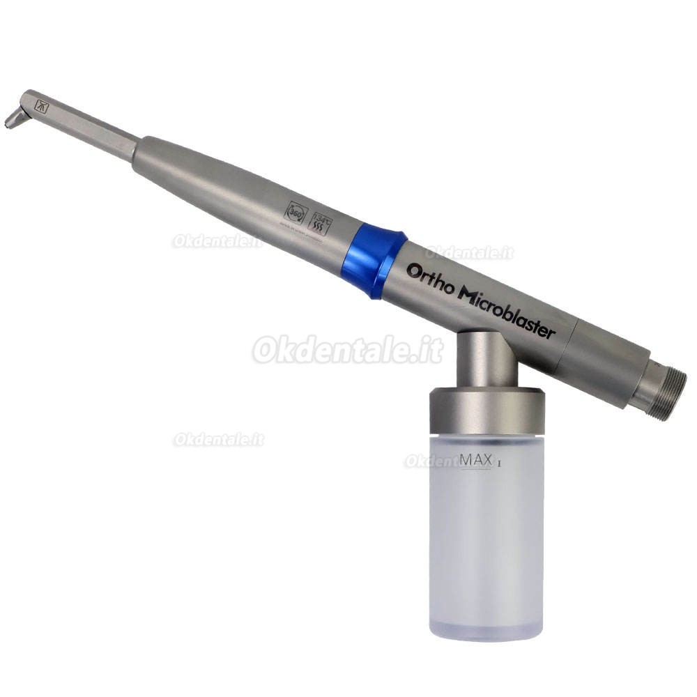 Micro sabbiatura intraorale in ossido di alluminio dentale a 2 fori